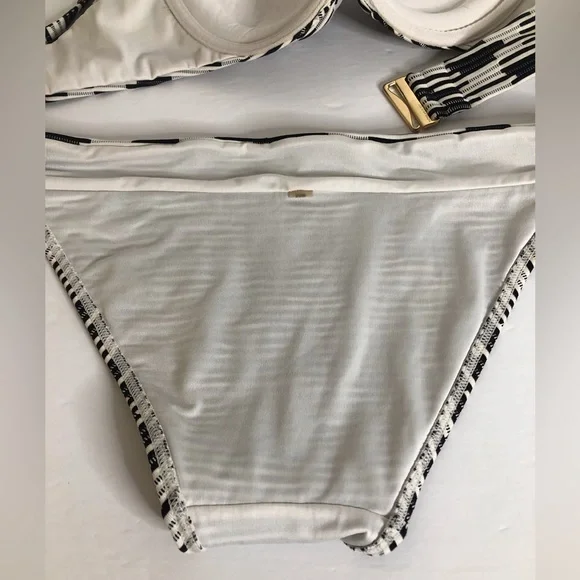 Victoria Secret Black and White Two Piece Bathing Suit - Picture 8 of 12